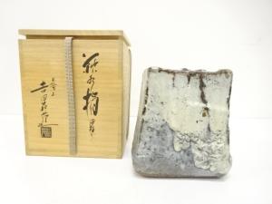 萩焼　吉田萩苑造　水指